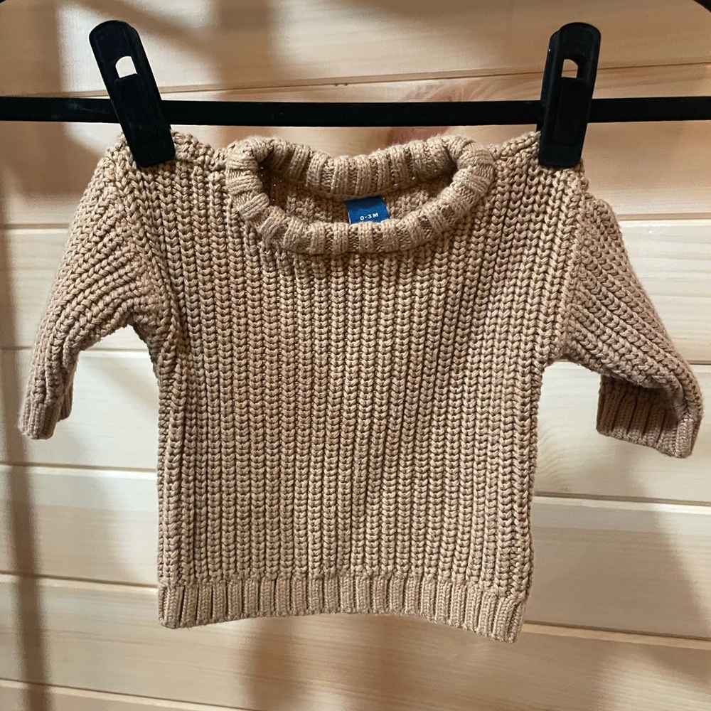Old Navy Tan Knit Sweater